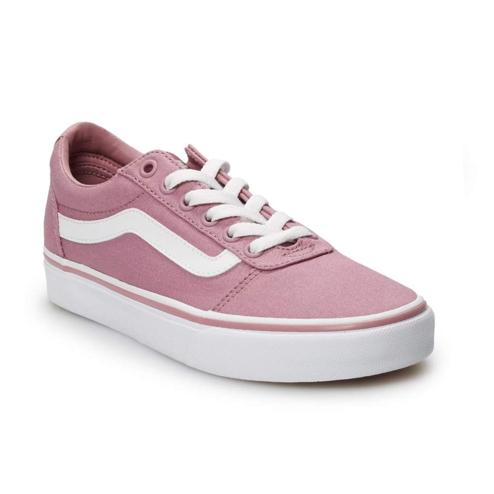 Vans Off The Wall Old Skool Pink/True White Skate Sneakers Women's Size 7 - Picture 1 of 10